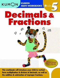 Decimals & Fractions Grade 5 (Kumon Math Workbooks) - Kumon Publishing