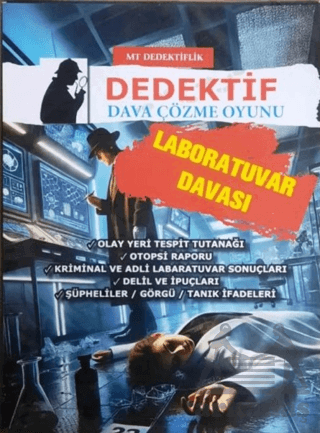 Dedektif Dava Çözme Oyunu - Laboratuvar Davası - MT Dedektiflik