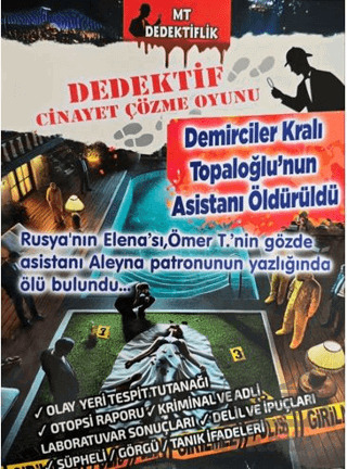 Dedektiflik Cinayet Çözme Oyunu - Demirciler Kralı Topaloğlu'nun Asistanı Öldürüldü - MT Dedektiflik