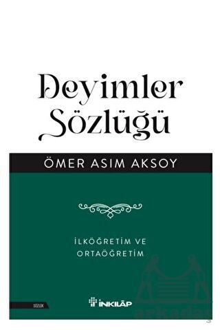 Deyimler Sözlüğü - İnkılap Kitabevi