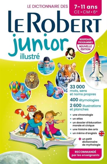 Dictionnaire Le Robert junior illustré - 7/11 ans - CE-CM-6e - Nouvelle édition - 1