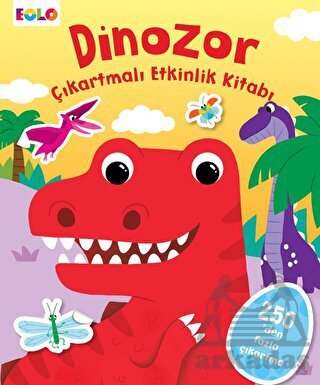 Dinozor Çıkartmalı Etkinlik Kitabı - 1