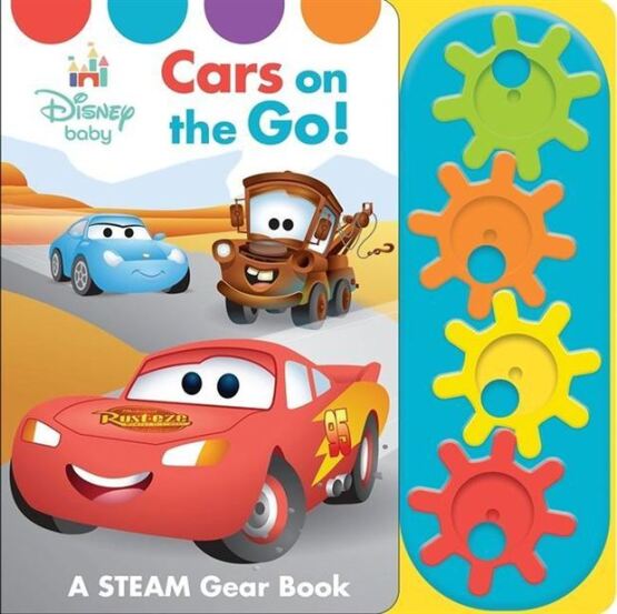 Disney Baby - Cars on the Go! - A STEM Gear Sound Book - PI Kids