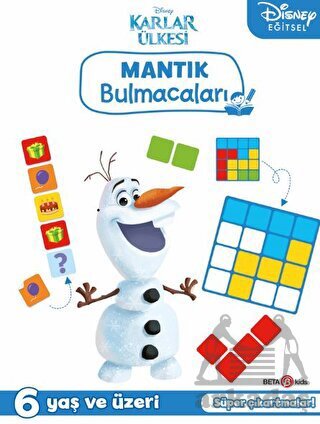 Disney Eğitsel Karlar Ülkesi Çıkartmalı Mantık Bulmacaları - Beta Kids