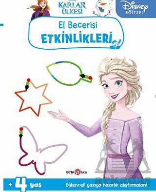 Disney Eğitsel Karlar Ülkesi El Becerisi Etkinlikleri Yazıya Hazırlık - 1