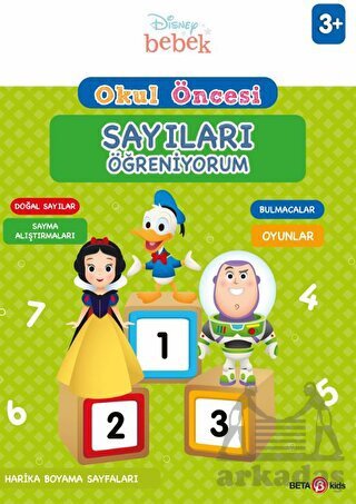 Disney Eğitsel Okul Öncesi Sayıları Öğreniyorum - 1