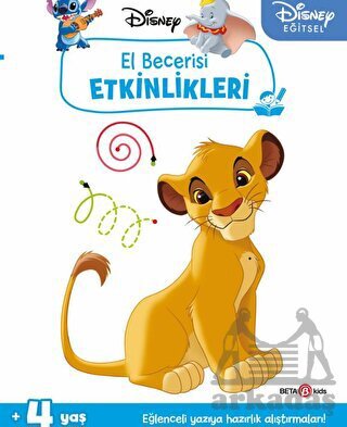 Disney Eğitsel Simba El Becerisi Etkinlikleri Yazıya Hazırlık - 1