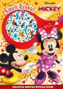 Disney Jr. Mickey - Sihirli Renkler Çıkartma Hediyeli Boyama Kitabı - 1