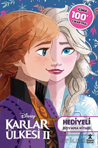 Disney Karlar Ülkesi 2 100+ Çıkartma Hediyeli Boyama Kitabı - Doğan Çocuk