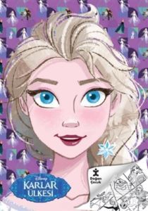 Disney Karlar Ülkesi Kraliçe Elsa Boyama Kitabı - 1