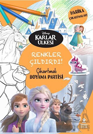 Disney Karlar Ülkesi - Renkler Çıldırdı! Çıkartmalı Boyama Partisi - 1