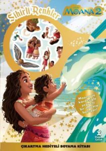 Disney Moana 2 - Sihirli Renkler Çıkartma Hediyeli Boyama Kitabı - Doğan Çocuk