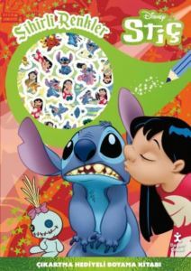 Disney Stiç - Sihirli Renkler Çıkartma Hediyeli Boyama Kitabı - Doğan Çocuk