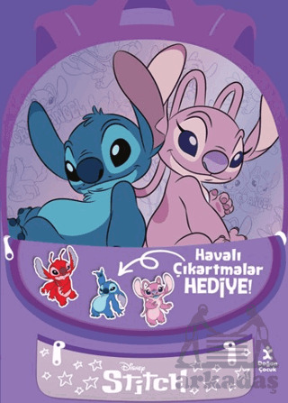 Disney Stitch - Parıltılı Tatil Çantam Etkinlik Ve Boyama Kitabı - Doğan Çocuk