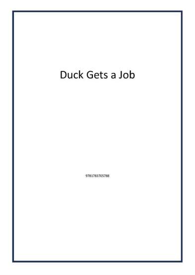 Duck Gets a Job - 1