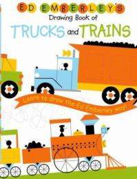 Ed Emberley's Drawing Book Trucks and Trains - Little Brown USA