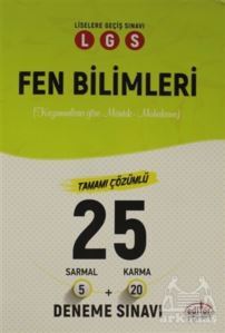 Editör 8.Sınıf LGS Fen Bilimleri 25 Branş Deneme Sınavı - Editör Yayınevi