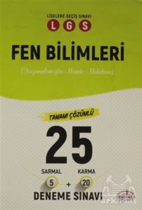 Editör 8.Sınıf LGS Fen Bilimleri 25 Branş Deneme Sınavı - 1