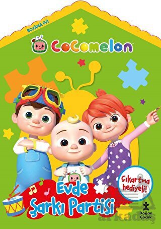 Evde Şarkı Partisi - Cocomelon Boyama Evi - Doğan Çocuk