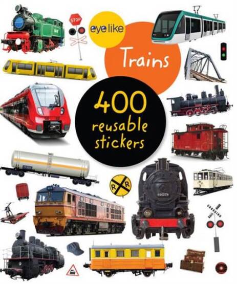 Eyelike Stickers: Trains - Workman Publishing Company