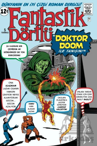 Fantastik Dörtlü Doktor Doom İle Tanışın - Arka Bahçe Yayıncılık