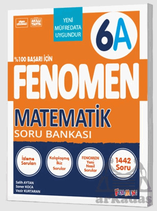 Fenomen 6 Matematik A Soru Bankası - Fenomen Yayınları