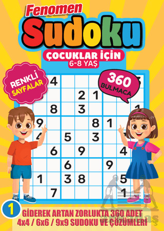 Fenomen Çocuklar İçin Sudoku 6-8 Yaş - Maxi Yayıncılık