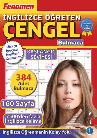 Fenomen İngilizce Öğreten Çengel Bulmaca Başlangıç Seviyesi - Maxi Yayıncılık