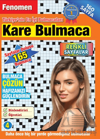 Fenomen Kare Bulmaca 4 - Maxi Yayıncılık