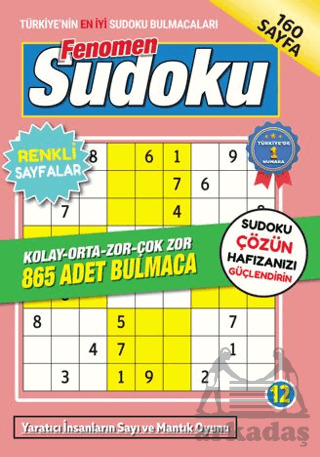 Fenomen Sudoku 12 - Maxi Yayıncılık
