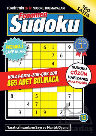 Fenomen Sudoku 13 - Maxi Yayıncılık