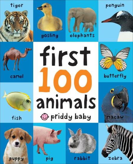 First 100 Animals Board Book - 1