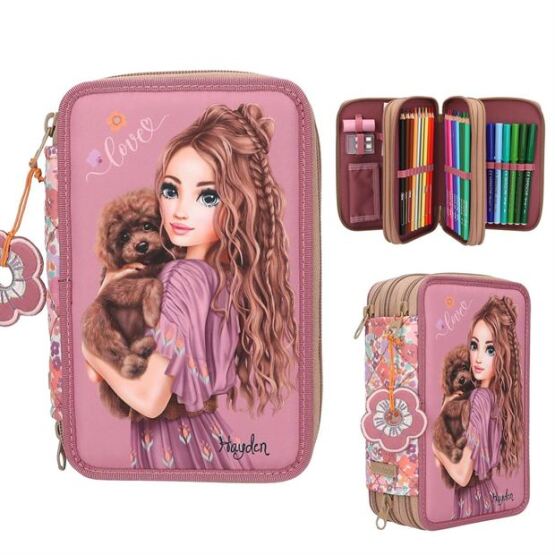 FloralTriple Pencil Case
 - 2