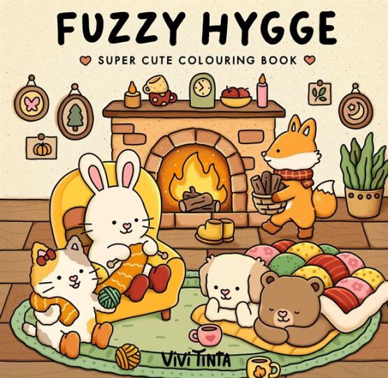 Fuzzy Hygge: Super Cute Colouring Book - Penguin Books UK