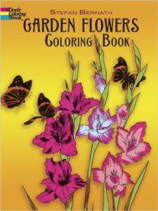 Garden Flowers Coloring Book - 1