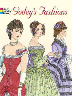 Godey's Fashions Coloring Book - 1