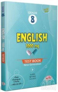 Grade 8 English 1000 Mg Test Book - Editör Yayınevi