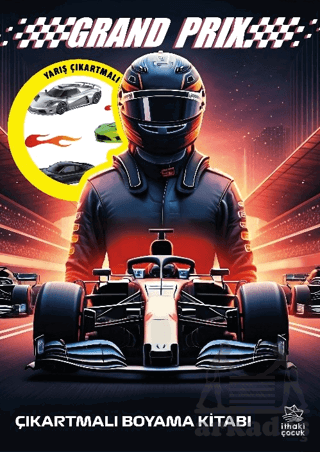 Grand Prix Çıkartmalı Boyama Kitabı - İthaki Çocuk Yayınları