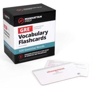 GRE Vocabulary Flashcards 500 Essential Words - Manhattan Prep Publishing