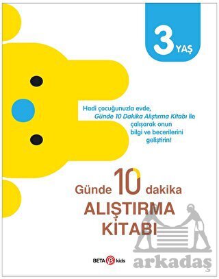 Günde 10 Dakika Alıştırma Kitabı 3 Yaş - 1