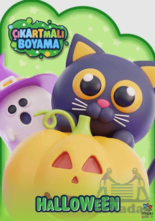 Halloween Zamanı – Çıkartmalı Boyama Kitabı - 1