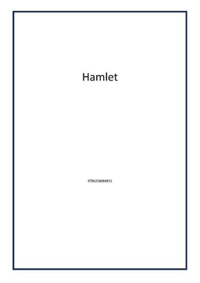 Hamlet - Ötüken Neşriyat