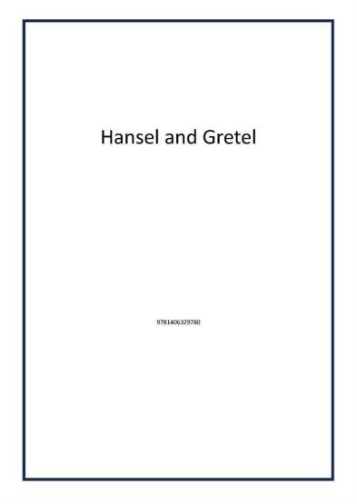Hansel and Gretel - Publisher