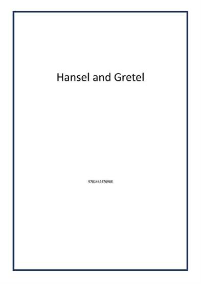 Hansel and Gretel - Publisher