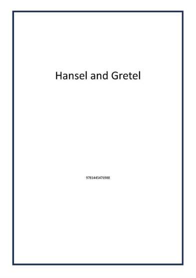 Hansel and Gretel - 1