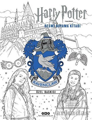 Harry Potter Filmlerinden Resmi Boyama Kitabı - Ravenclaw Özel Baskısı - 1