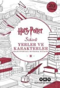 Harry Potter Sihirli Yerler Ve Karakterler - Kartpostal Boyama Kitabı - Yapı Kredi Yayınları