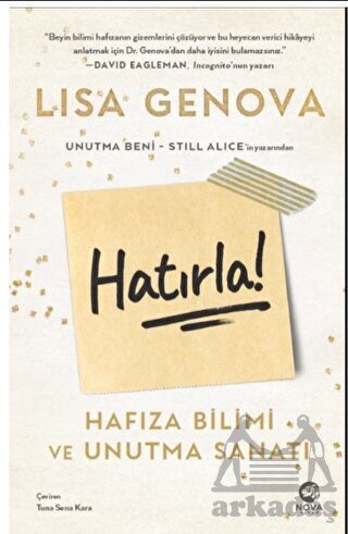 Hatırla! - Hafıza Bilimi Ve Unutma Sanatı - Nova Kitap