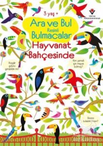 Hayvanat Bahçesinde-Ara ve Bul Resimli Bulmacalar - 1