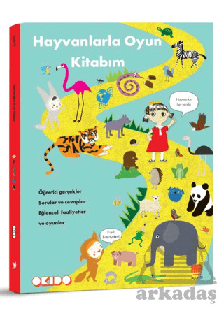 Hayvanlarla Oyun Kitabım - Uçan Fil Yayınları